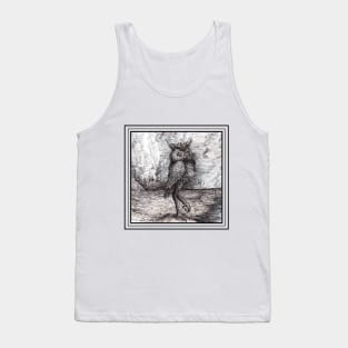 Owl King - Medieval style Tank Top